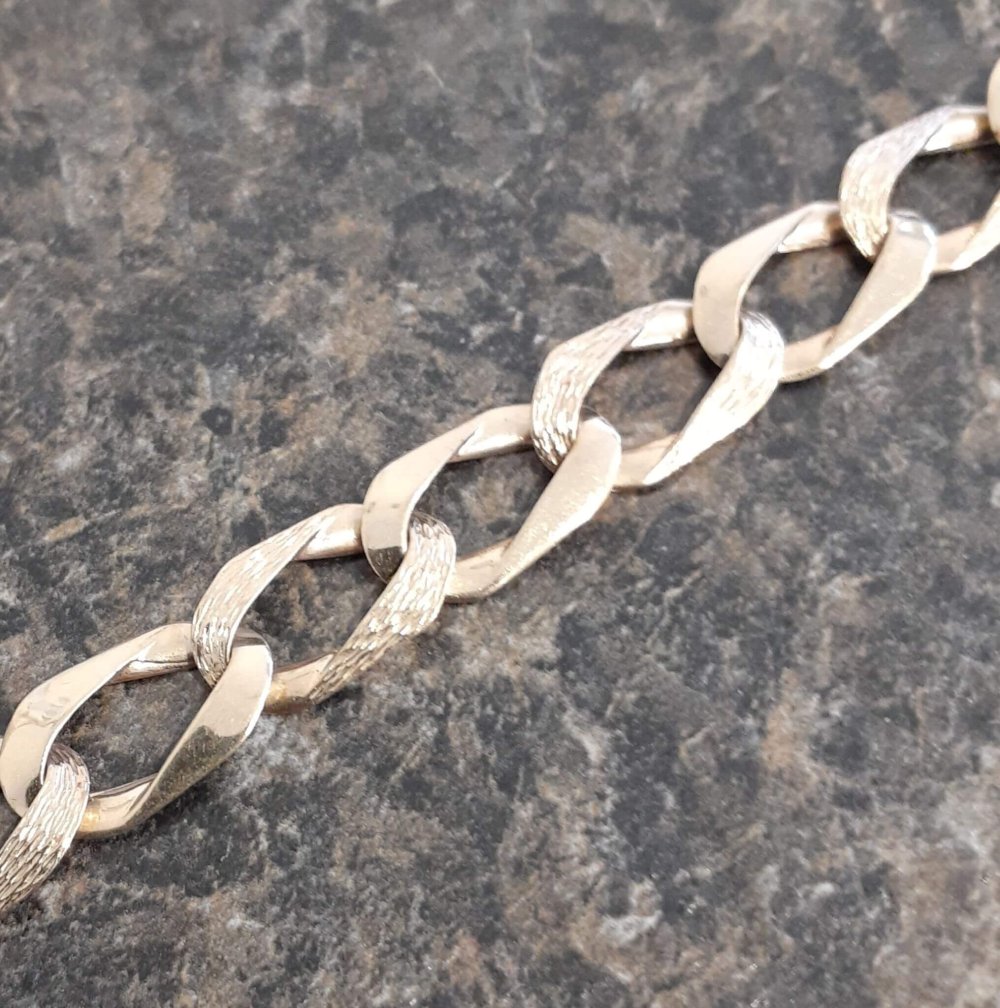 10k Men's Link Bracelet - Image 3