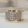 Diamond Band set in 14k Gold - Image 2