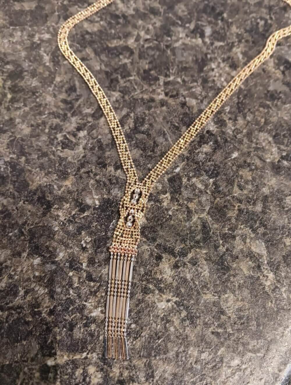 14k Gorgeous Fashionable Necklace - Image 2