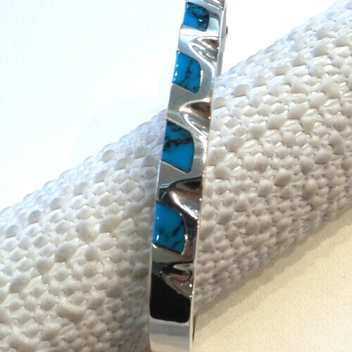 Silver Bangle Turquoise