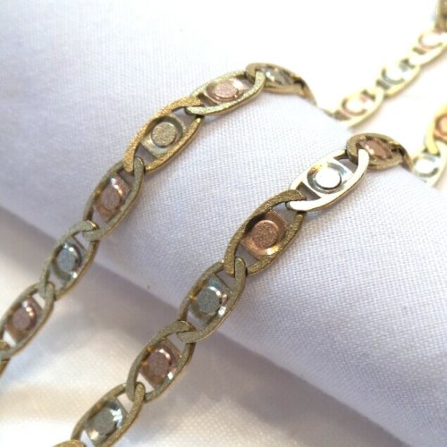 10k Tri Colored Gucci Chain