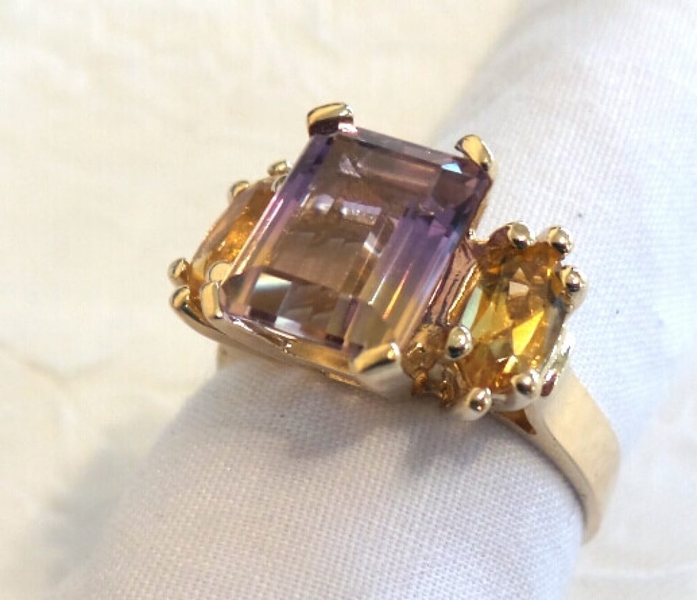 10k Ametrine Ring