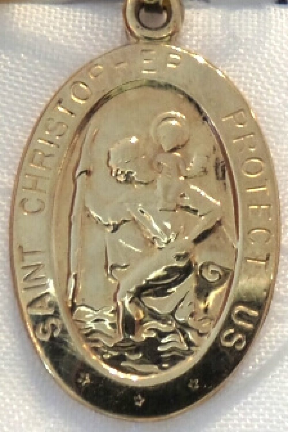 10k St. Christopher Pendant