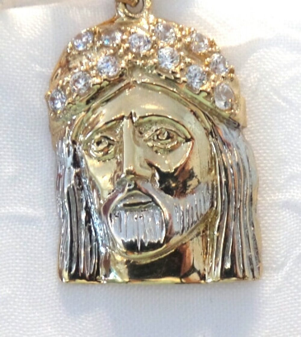 10k Jesus Pendant