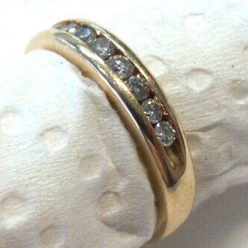 14k Diamond Band