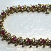 10k Ruby & Diamond Bracelet - Image 2