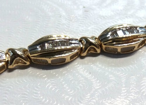 14k 1ct Diamond Bracelet