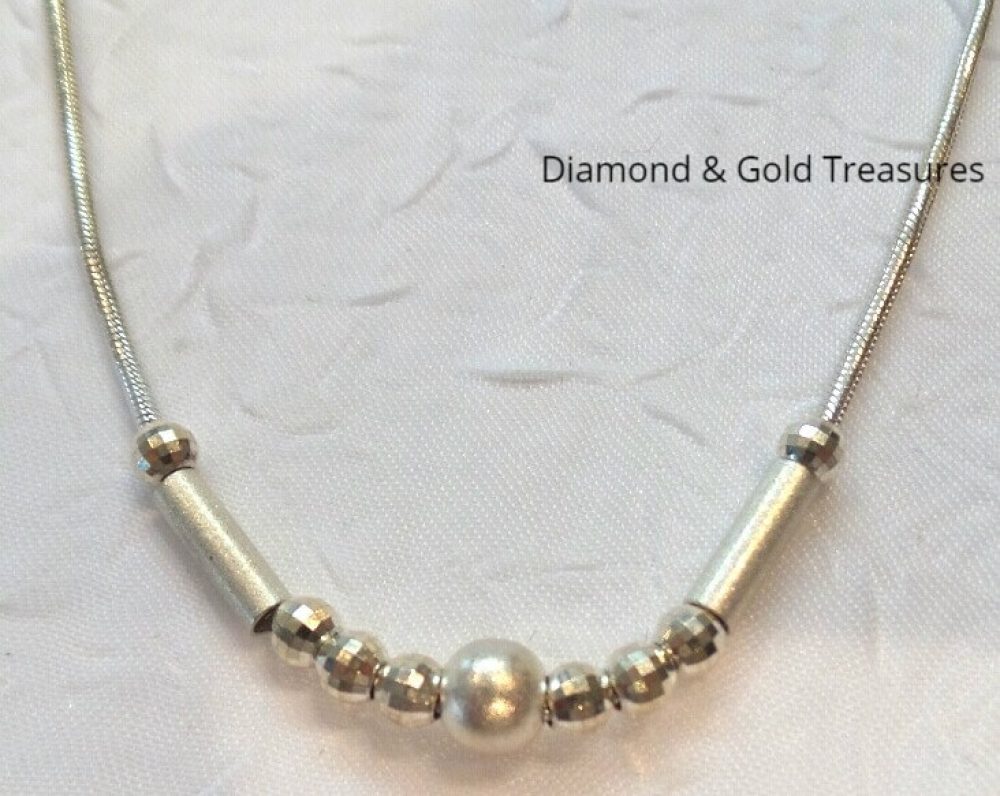 Fancy Silver Necklace