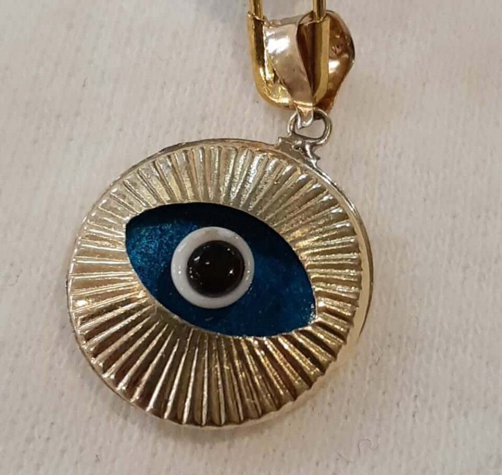 Evil Eye Pendant in 10k
