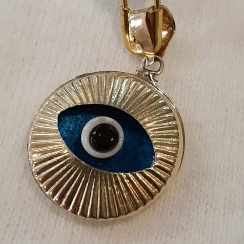 Evil Eye Pendant in 10k