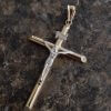 10k Two Toned Crucifix