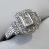 White Gold Diamond Engagement Ring set in 10k
