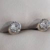 Cubic Zirconia Studs - 10k Gold - Image 2