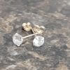 Cubic Zirconia Studs - 10k Gold