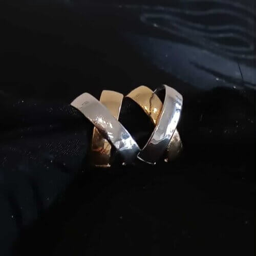 10k Gold Hug styled Earrings