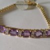 14k Amethyst Bracelet - Image 2