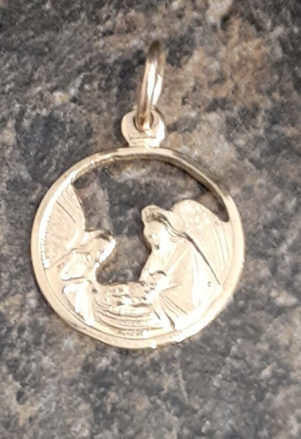 Baptism 10k Gold Pendant