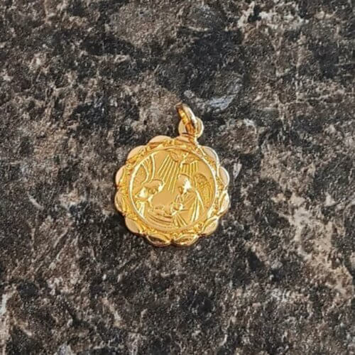 10k Baptism Pendant