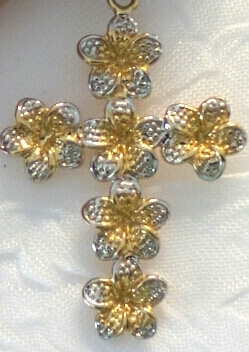 Flower Designed Cross