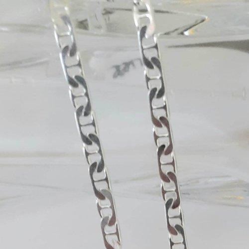 Flat Gucci Silver Chain