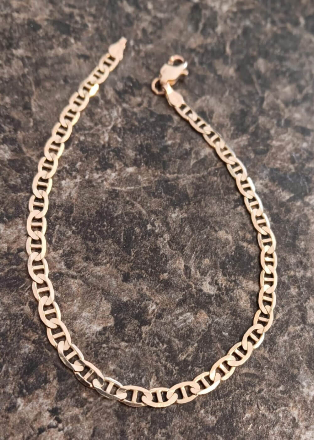 10k Gold Flat Gucci Bracelet