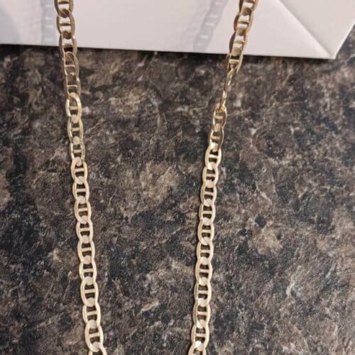 10k Gold Flat Gucci Chain