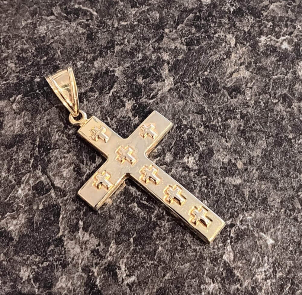 10k Gold Large Cross - Image 5