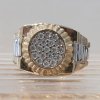 Cubic Zirconia Men's Rolex Styled Ring - 10k - Image 2