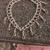 Garnet and Marcasite Silver Necklace - Image 2