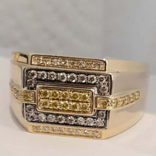 Diamond Men's 10k Ring