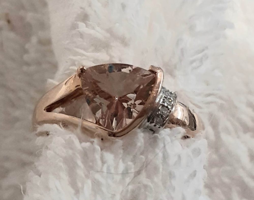 Morganite Rose Gold Ring
