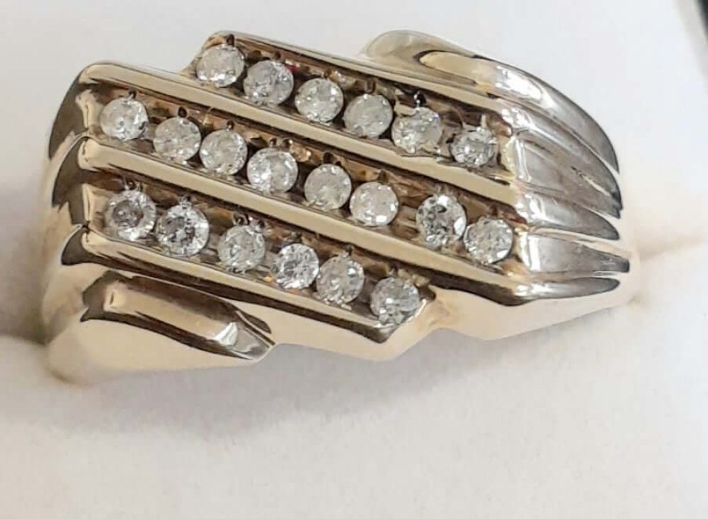 Diamond Men's Ring  10K