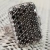 Black Cubic Zirconia Stone Silver Ring