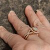 10k Rose Gold Diamond Ring - Image 4