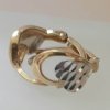 10k Two Toned Earrings - Image 4