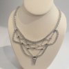 Beaded White Gold Necklace 10k