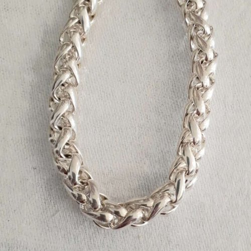 Silver Wheat Bracelet